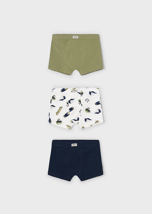 Boy 3-Pack Boxers - Pistachio
