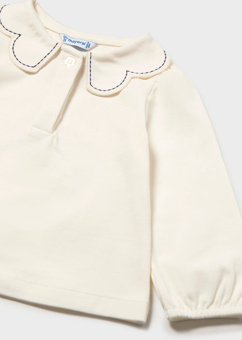 Baby Scalloped Collar Polo