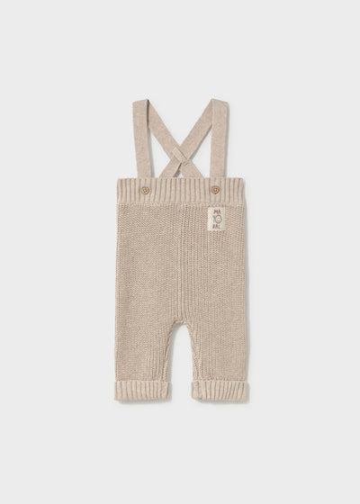 Baby Knit Suspenders Pants