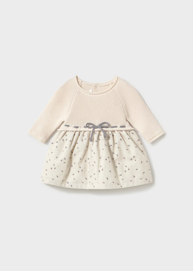newborn knit dress Mayoral Combined Dress-Pottery 4-6 new-arrivals-woman