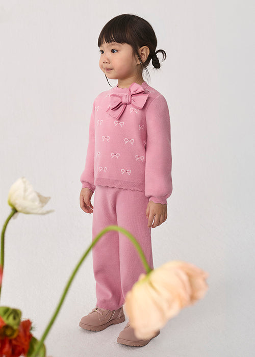 Baby Girl Knit Pants Set