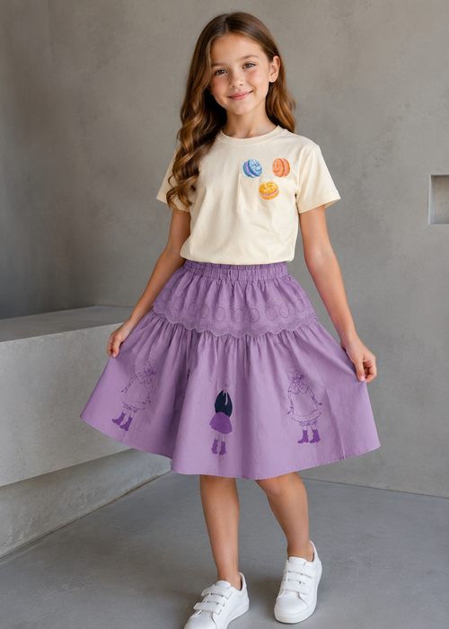 Vintage Story Purple Skirt