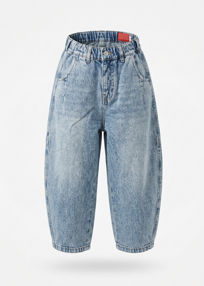 Pull On Wide Leg Jeans