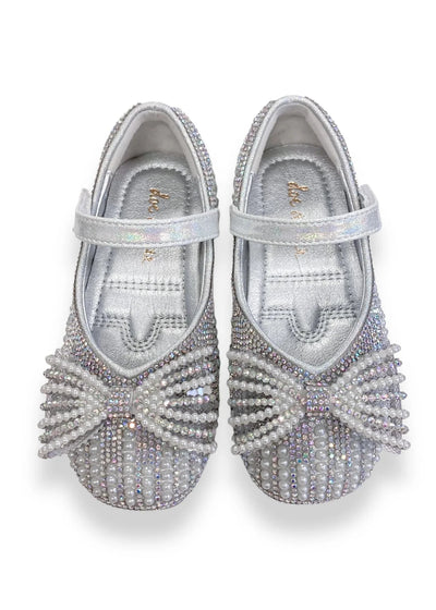 Pearl Bowtie Flat Shoes