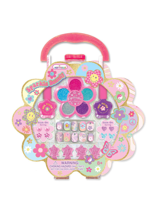 Sparkle Beauty Bag Groovy Flower