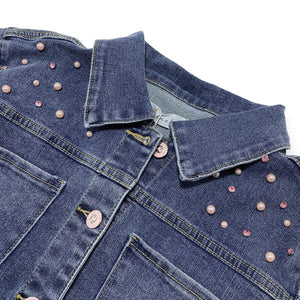 Embellished Denim Jacket for girls