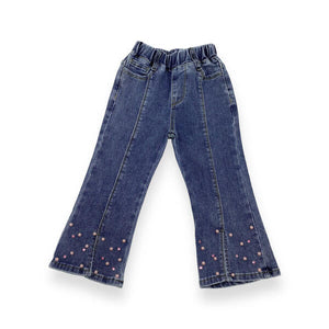 Embellished Flare Jeans - Denim for girls