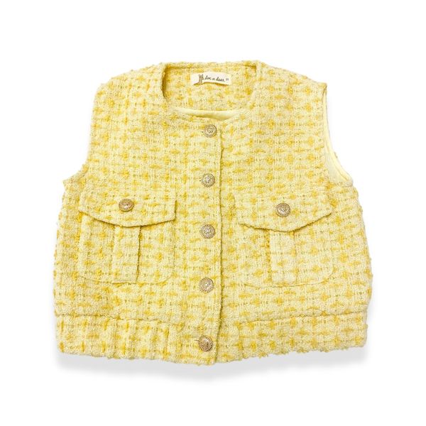 Yellow Tweed Set