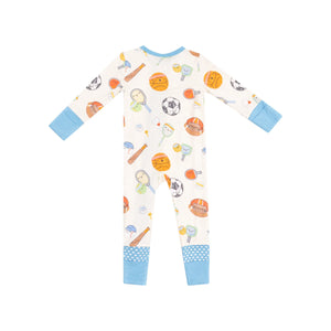 Angel Dear Sports Ball Convertible Zip Romper
