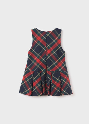 Tartan Pinafore Girl