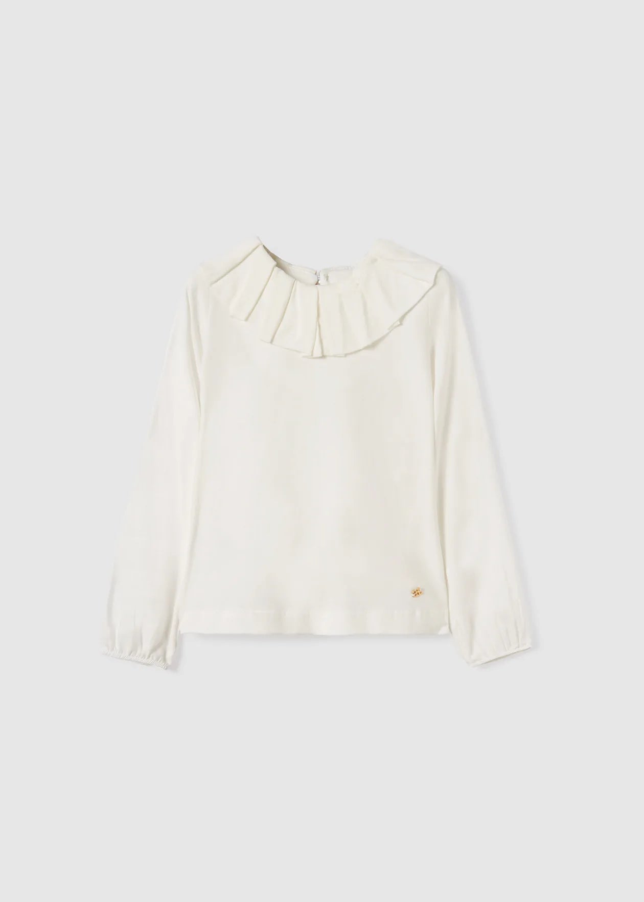 Ruffled Collar Top Girl