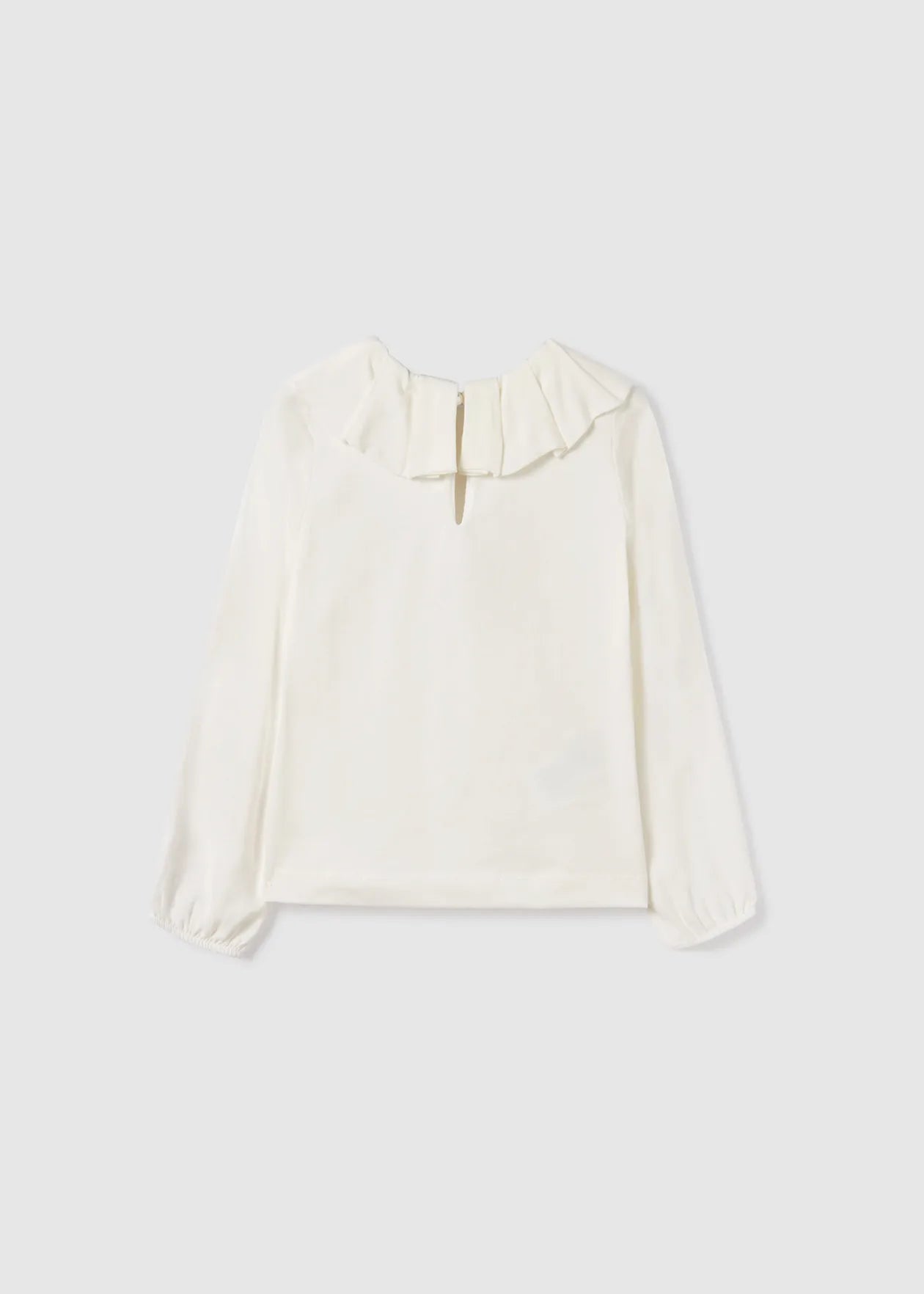 Ruffled Collar Top Girl