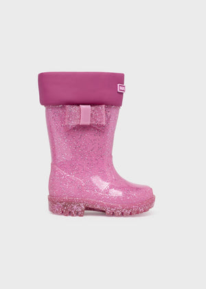 Glitter rain boots baby