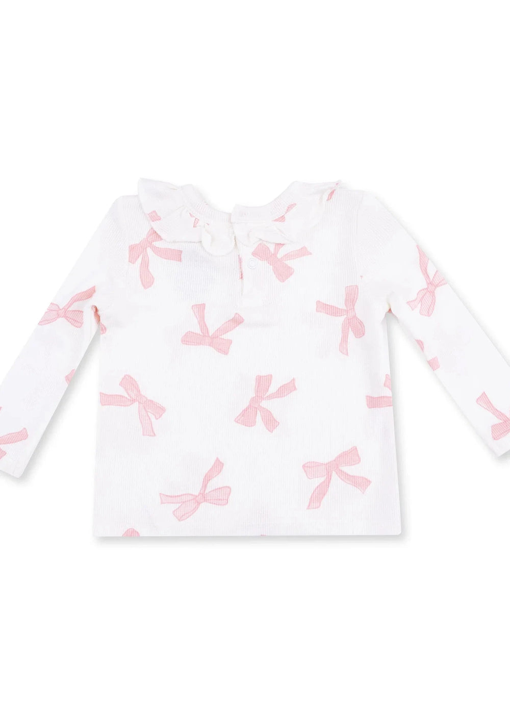 Pretty Bows Long Sleeve Ruffle Top & Pant