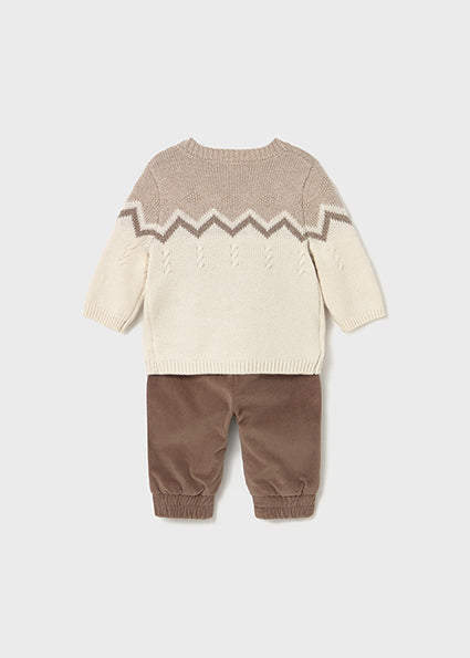 Set long trousers with sweater