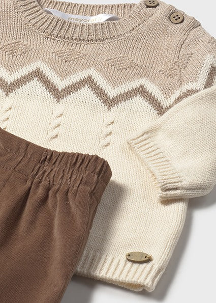 Set long trousers with sweater