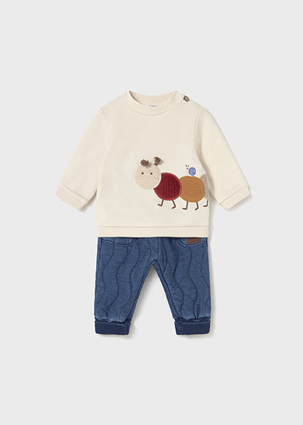 Newborn Boy Padded Pants Set