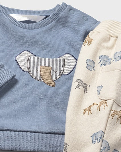 Newborn Boy 2-Piece Animals Set