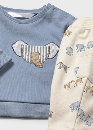 Newborn Boy 4-Piece Animals Set