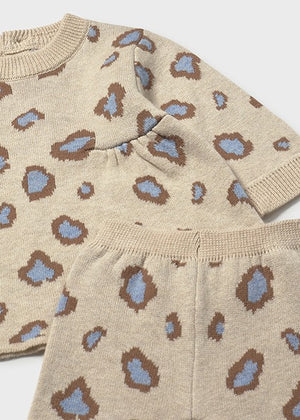Newborn Girl 2-Piece Printed Set
