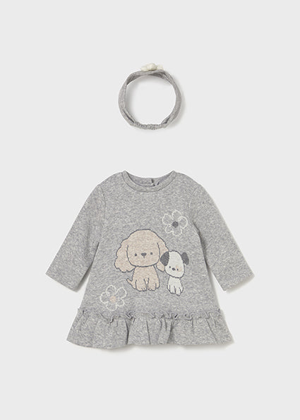 Newborn Girl Dress with Headband