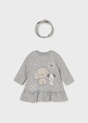 Newborn Girl Dress with Headband