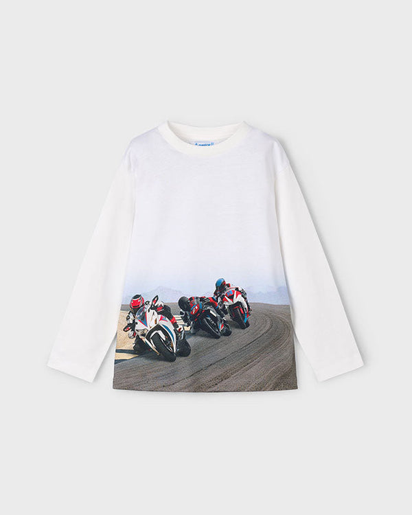Boy Printed T-Shirt - Motorcycle