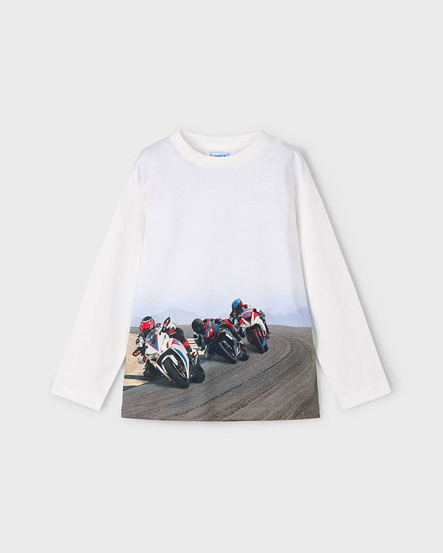 Boy Printed T-Shirt - Motorcycle