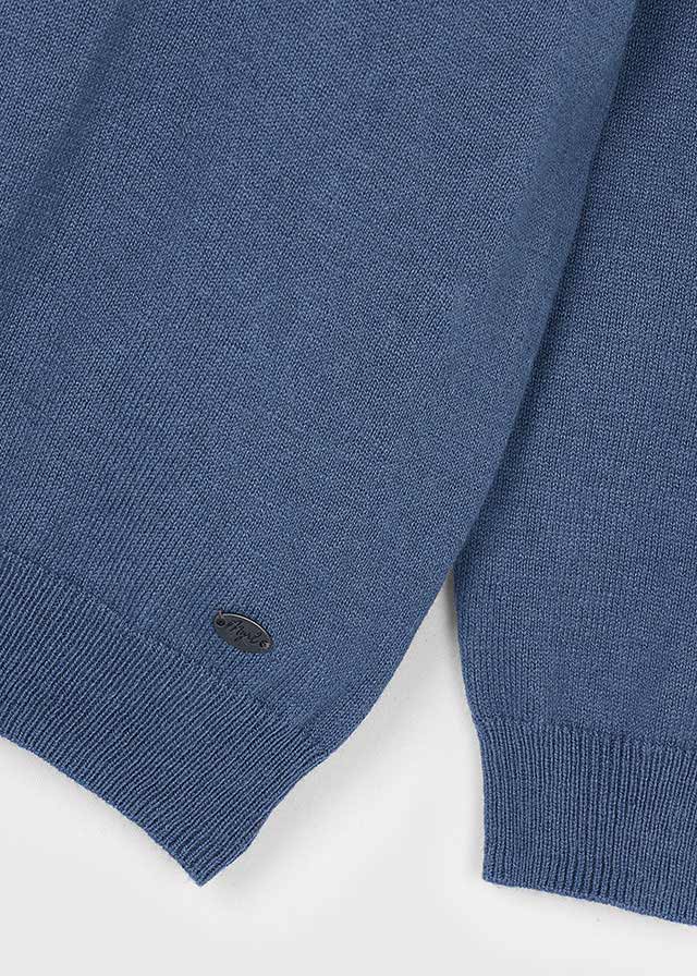 Boy Knit Steel Polo Shirt