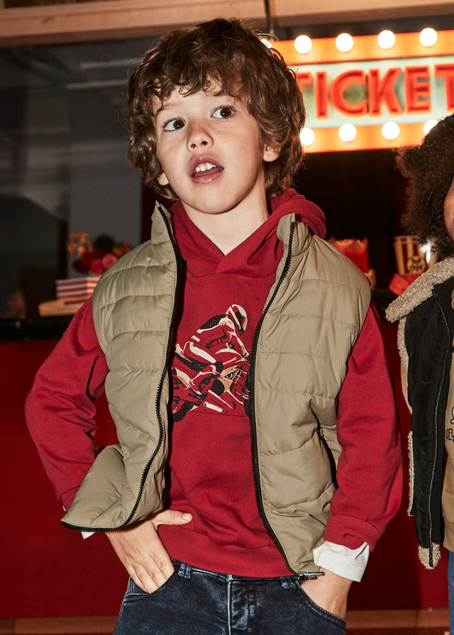 Boy Puffer Cashew Vest