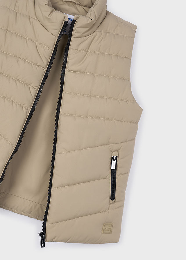 Boy Puffer Cashew Vest