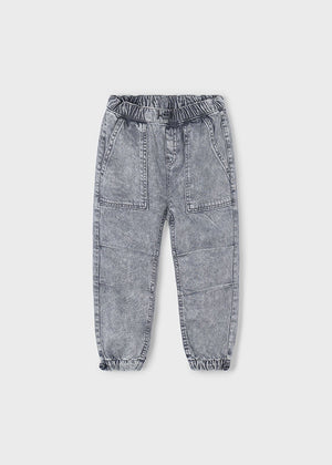 Boy Denim Acid Grey Joggers
