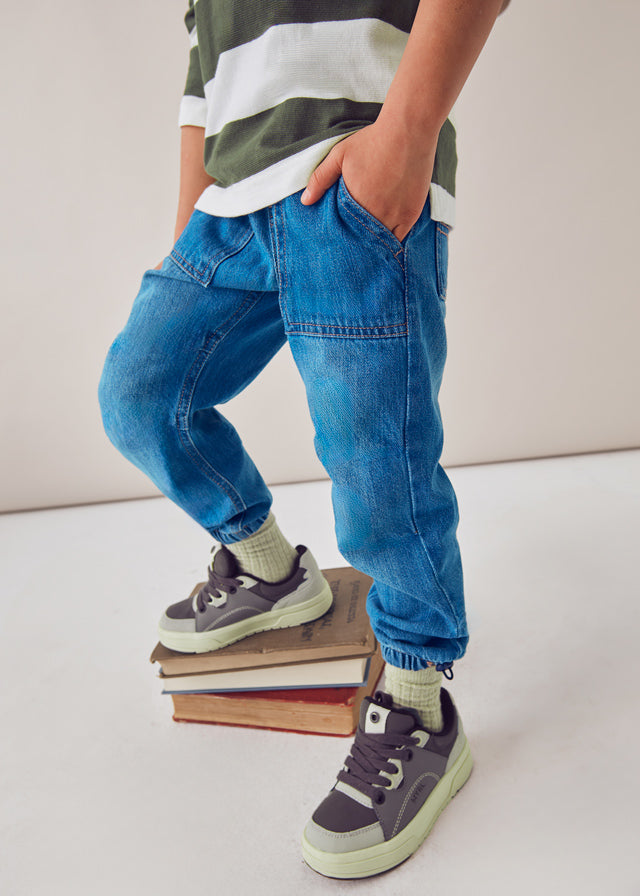 Boy Denim Joggers
