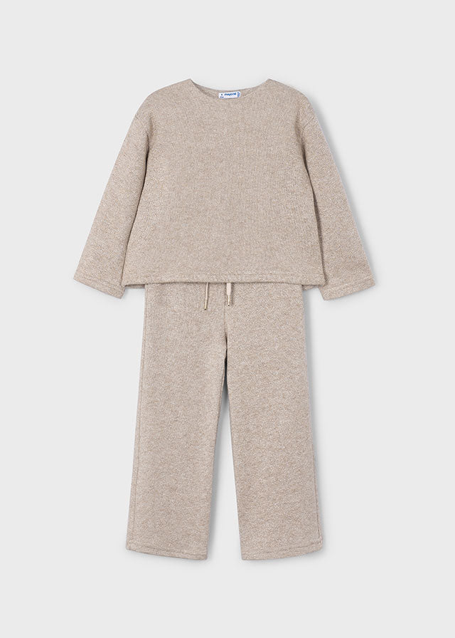 Girl Knit Pants and Sweater Set