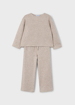 Girl Knit Pants and Sweater Set