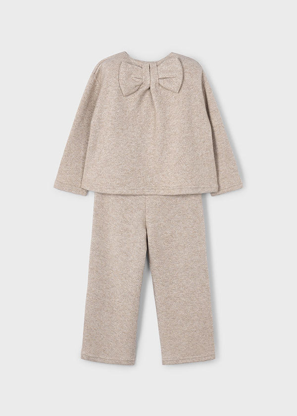 Girl Knit Pants and Sweater Set