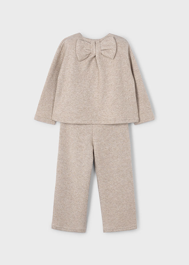 Girl Knit Pants and Sweater Set
