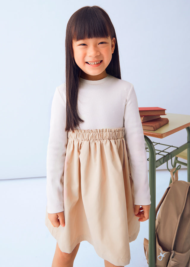 Girl Cargo Dress - Sand