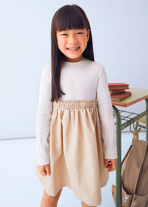 Girl Cargo Dress - Sand