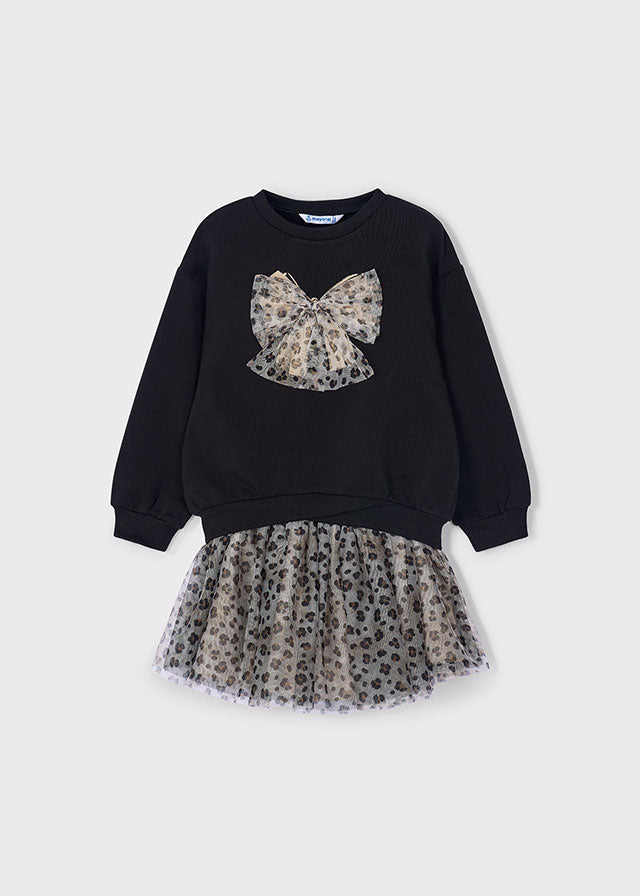 Girl Sweatshirt and Tulle Skirt Set