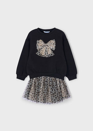 Girl Sweatshirt and Tulle Skirt Set