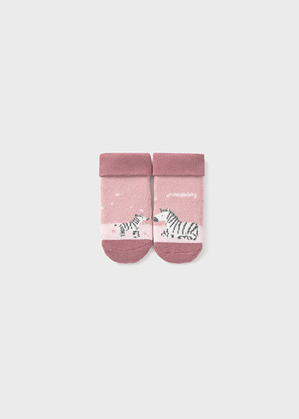Orquidea baby girl socks