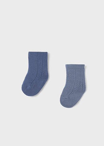 Newborn 2-Pack Blue Socks
