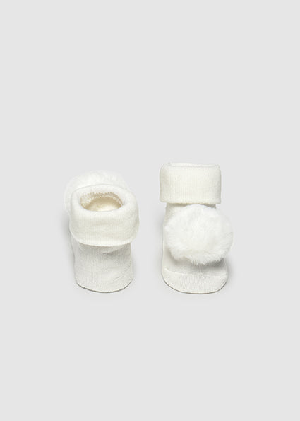 Ecru Headband & Socks Set