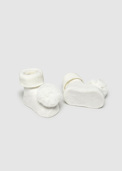 Ecru Headband & Socks Set
