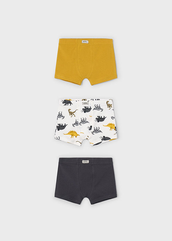 Boy 3-Pack Boxers - Mustard