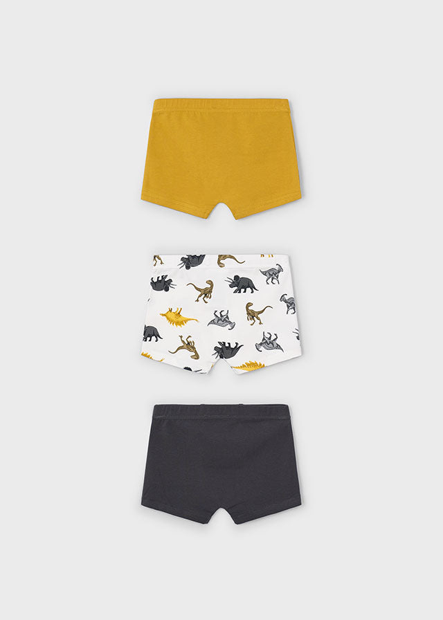 Boy 3-Pack Boxers - Mustard