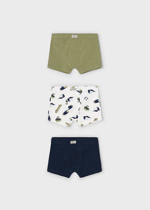 Boy 3-Pack Boxers - Pistachio