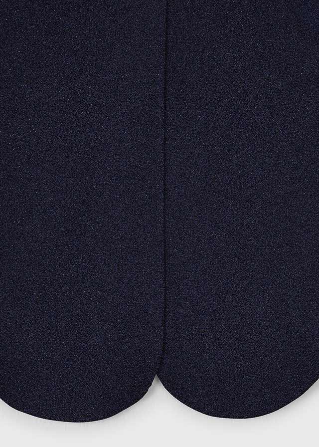 Navy Metallic Thread Tights