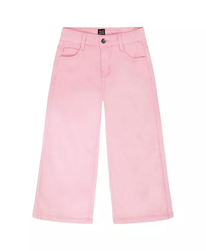 Timeless Classic Pink Wide Leg Jeans